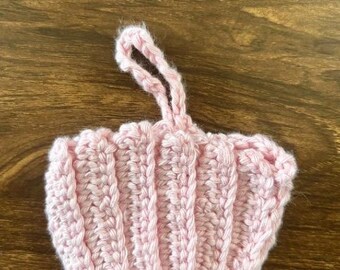 Shell crochet pouch pattern PDF (FR) | Shell crochet pouch pattern (EN) | Seashell purse
