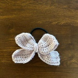 Bow hair tie pattern