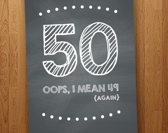 Funny 50th Birthday Card Printable Funny 50th Birthday Card Printable