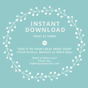 FUNNY 40th Birthday Card DIY Instant Download 4x6 - Etsy