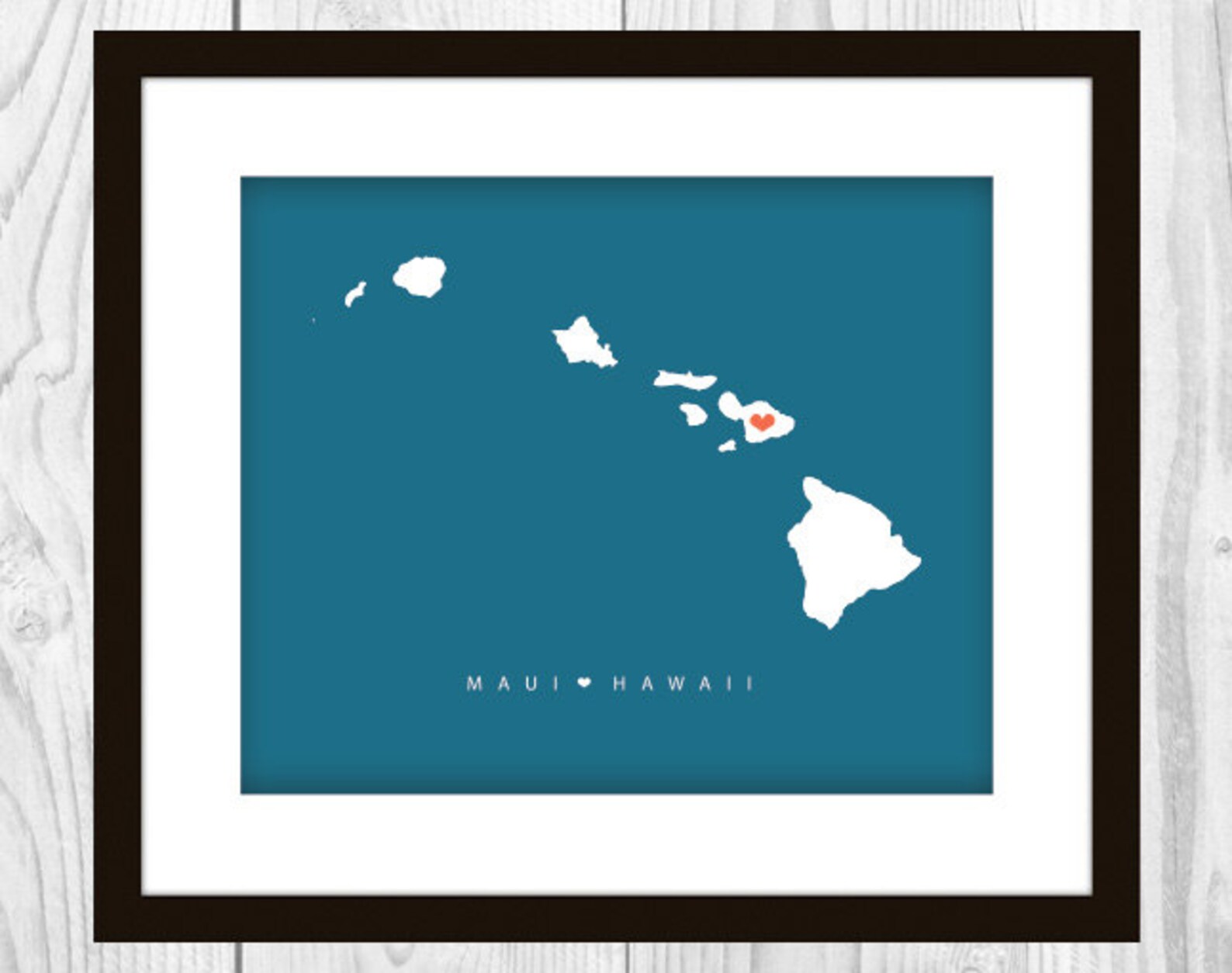 8x10 Printable Maui Destination Wedding Wall Art - Etsy