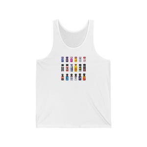 Poppers Collection Tank Top |  Gay Pride Party Sleeveless | Geek Raver