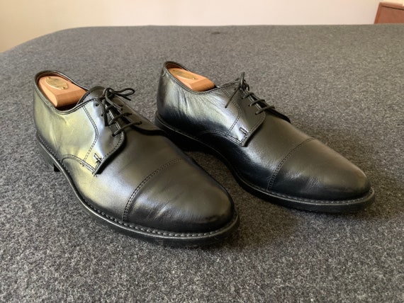 CLASSIC Vintage Allen Edmonds Riverside Black Lea… - image 1