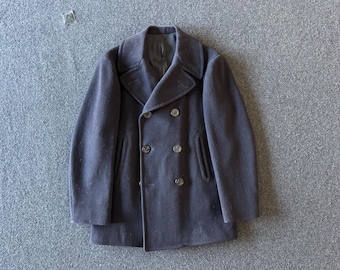Vintage US Coast Guard Wool Peacoat - Men's Medium (38-40) - Etsy