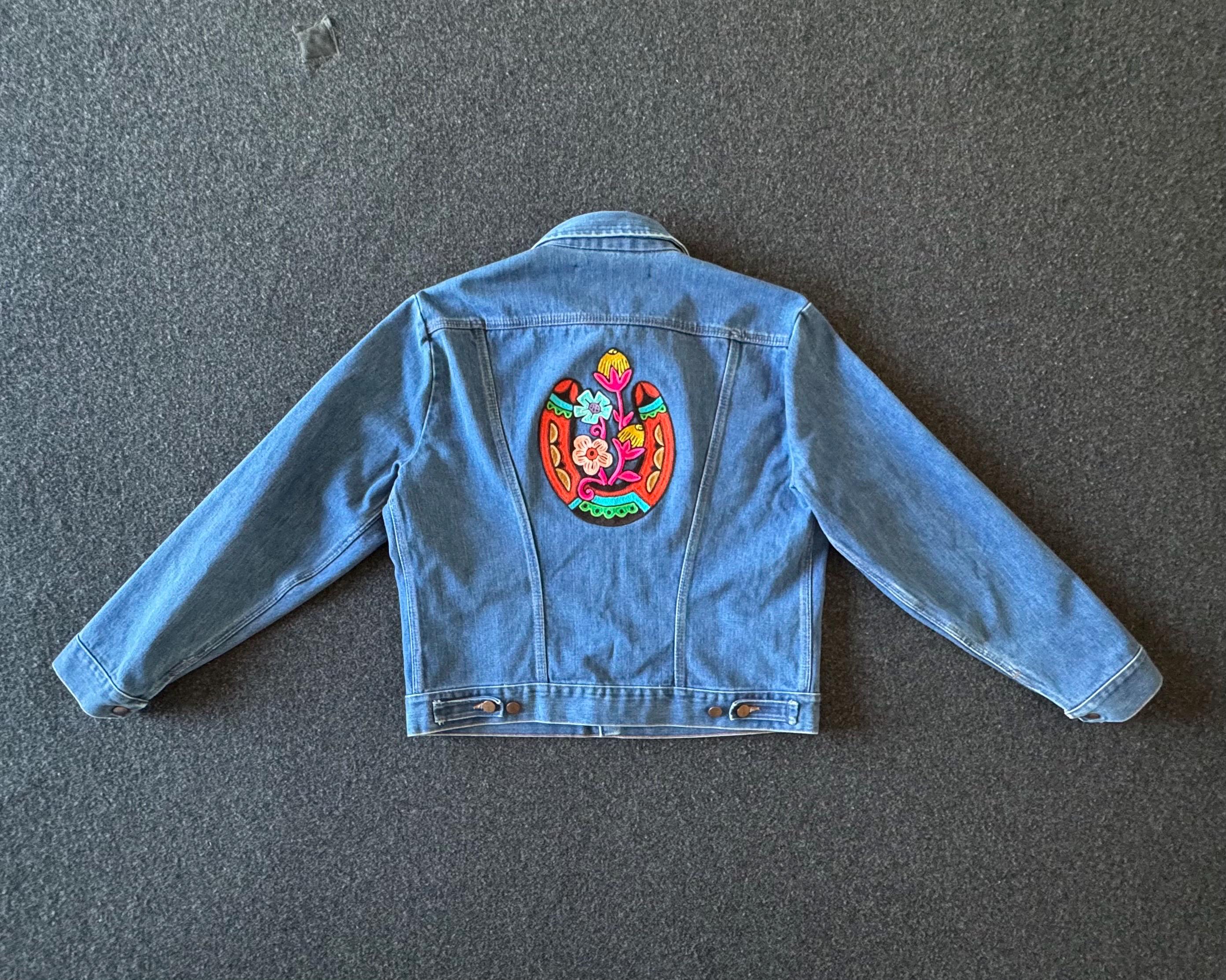 Vintage Chain Stitch Work Jacket - Etsy