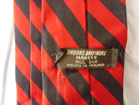 Cravate En Soie Brooks Brothers Makers - Motif Cheval Derby - État Excellent