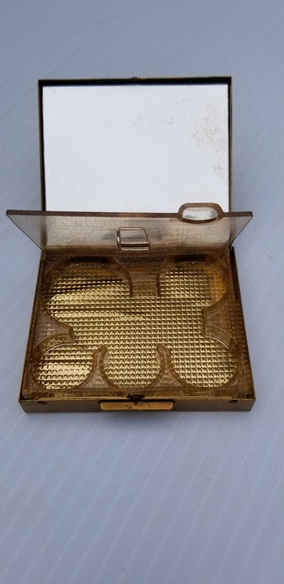 Vintage coin compact - Coin Holder - Gold Money H… - image 3