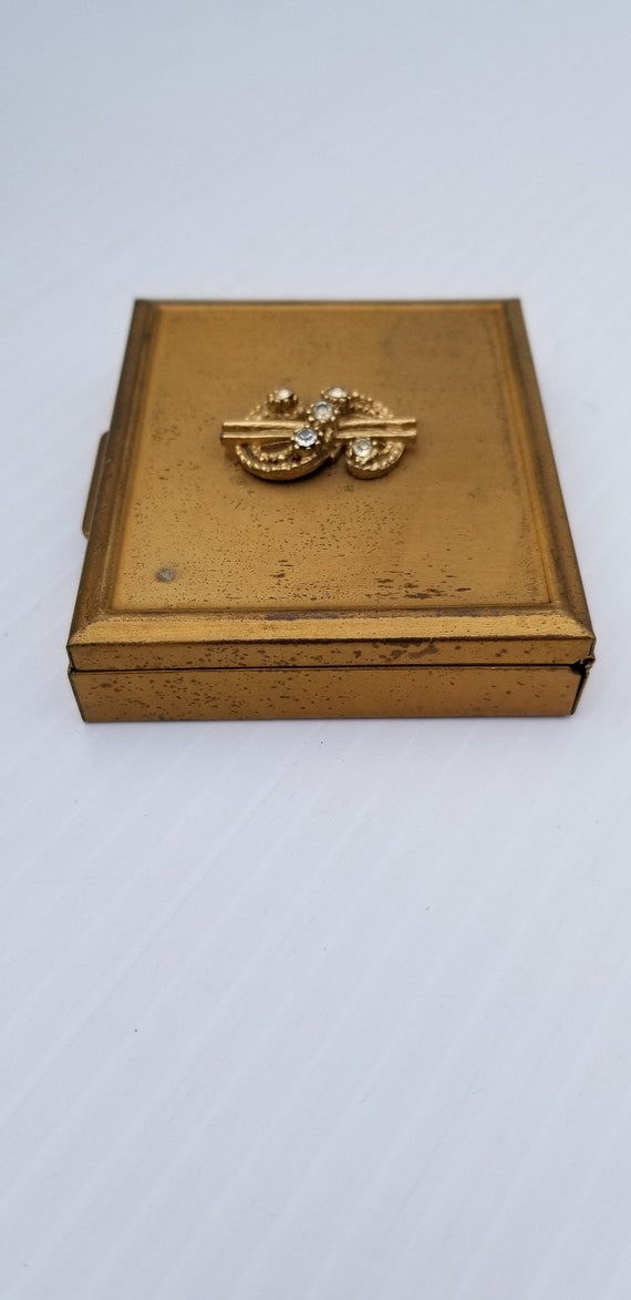 Vintage coin compact - Coin Holder - Gold Money H… - image 5