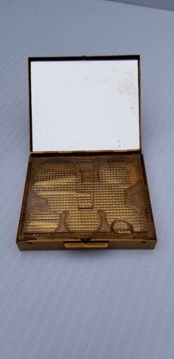 Vintage coin compact - Coin Holder - Gold Money H… - image 2