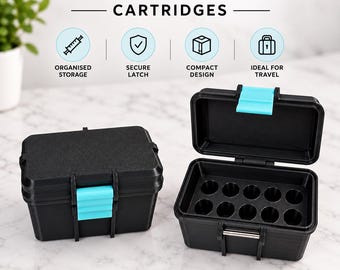 3ml Injection Pen Cartridge Storage Case – Holds 10 Cartridges