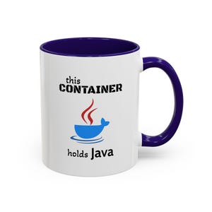 This Container Holds Java mug | Programmer Coffee Mug image 2