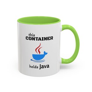 This Container Holds Java mug | Programmer Coffee Mug image 7