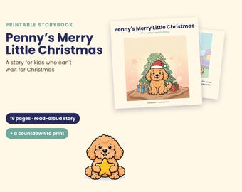 Penny's Merry Little Christmas Storybook, Goldendoodle Holiday Countdown (PDF)