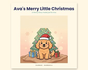 Personalized Christmas Storybook for Kids, Custom Name Countdown (PDF)