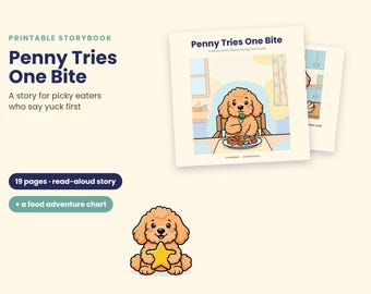 Penny Tries One Bite: Picky Eater Storybook, Food Adventure Chart (PDF)