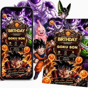 Goku birthday cards - Etsy 日本