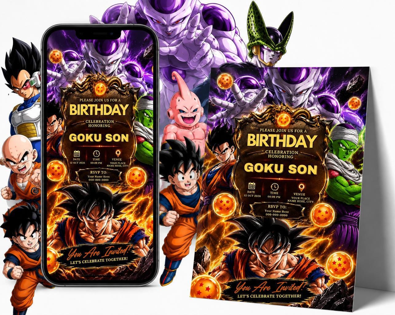 Goku birthday cards - Etsy 日本