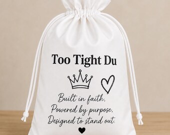 Oversized Hair Storage Bag | Too Tight Du Bag #03| Drawstring Beauty Organizer