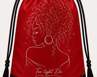 Oversized Hair Storage Bag | Too Tight Du Bag #09 | Drawstring Beauty Organizer
