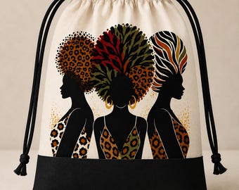 Oversized Hair Storage Bag | Too Tight Du Bag #08 | Animal Print