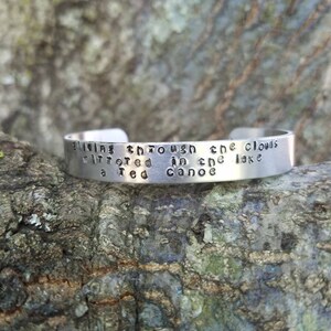 5/8 inch Custom Metal Stamped Cuff Bracelet image 6