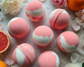 Grapefruit Splash Bath Bomb | Relaxing Self-Care