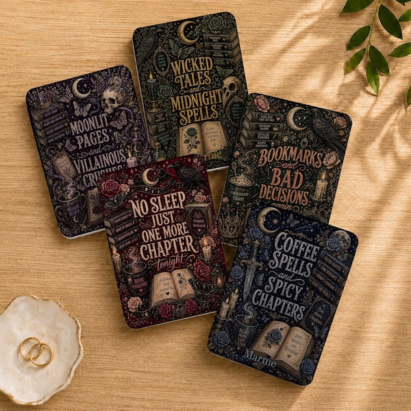 Gothic Book Lover Kindle Case with Strap for Paperwhite 10/11/12th,Colorsoft 7'',Kobo Clara Color,Paperwhite SG,Auto Wake/Sleep,Kindle 11th