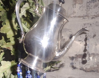 Silver Oneida Teapot Windchime