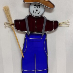 Scarecrow in Stained Glass