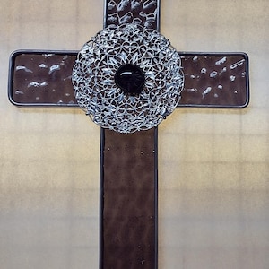 Large Stained Glass Cross image 1