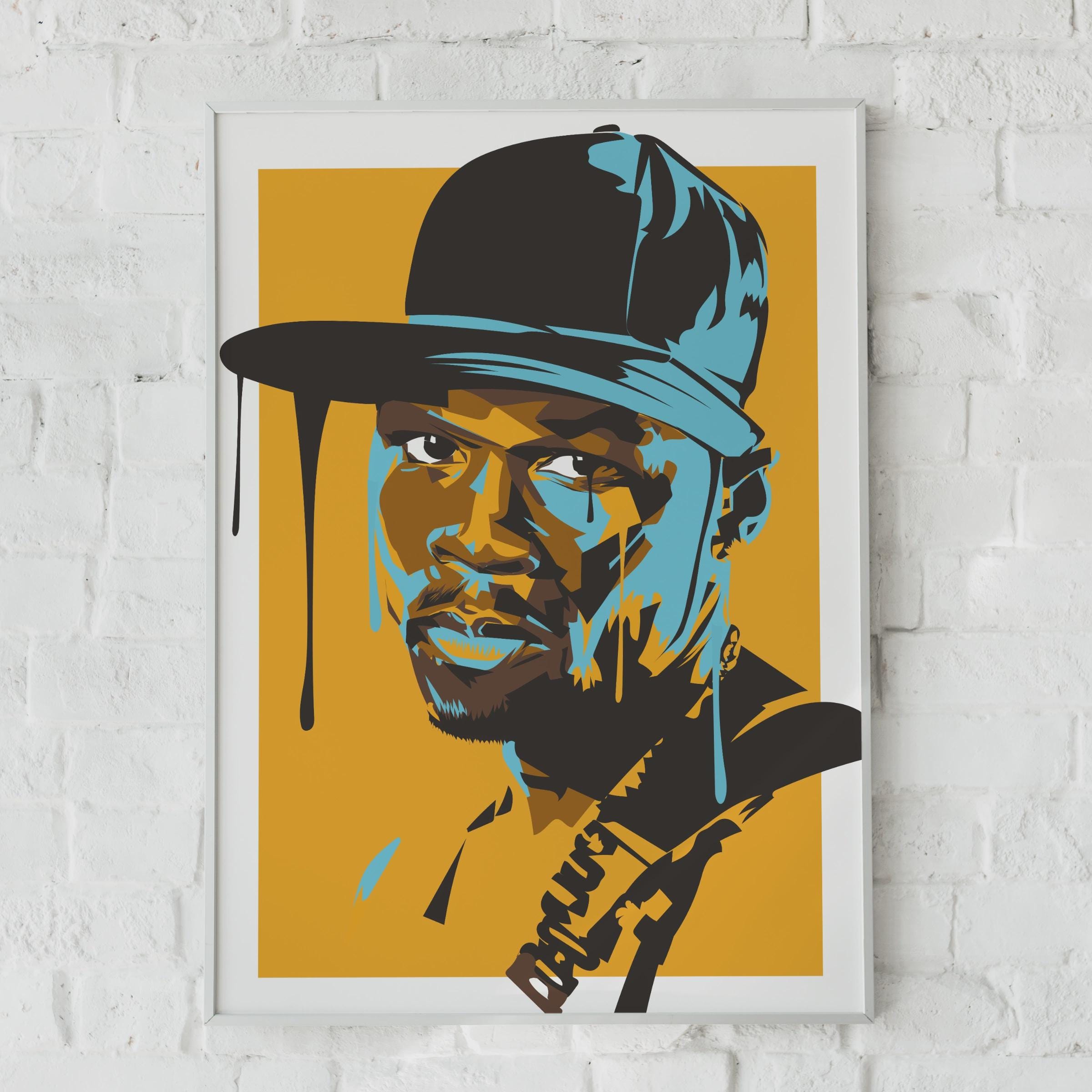 50 Cent Wall Art - Etsy