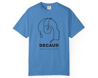Audiophile T-Shirt – Minimalist Headphones Tee for Music Lovers | Decaud