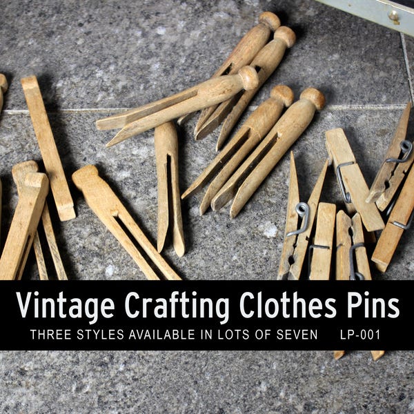 Antique Clothespins - Etsy