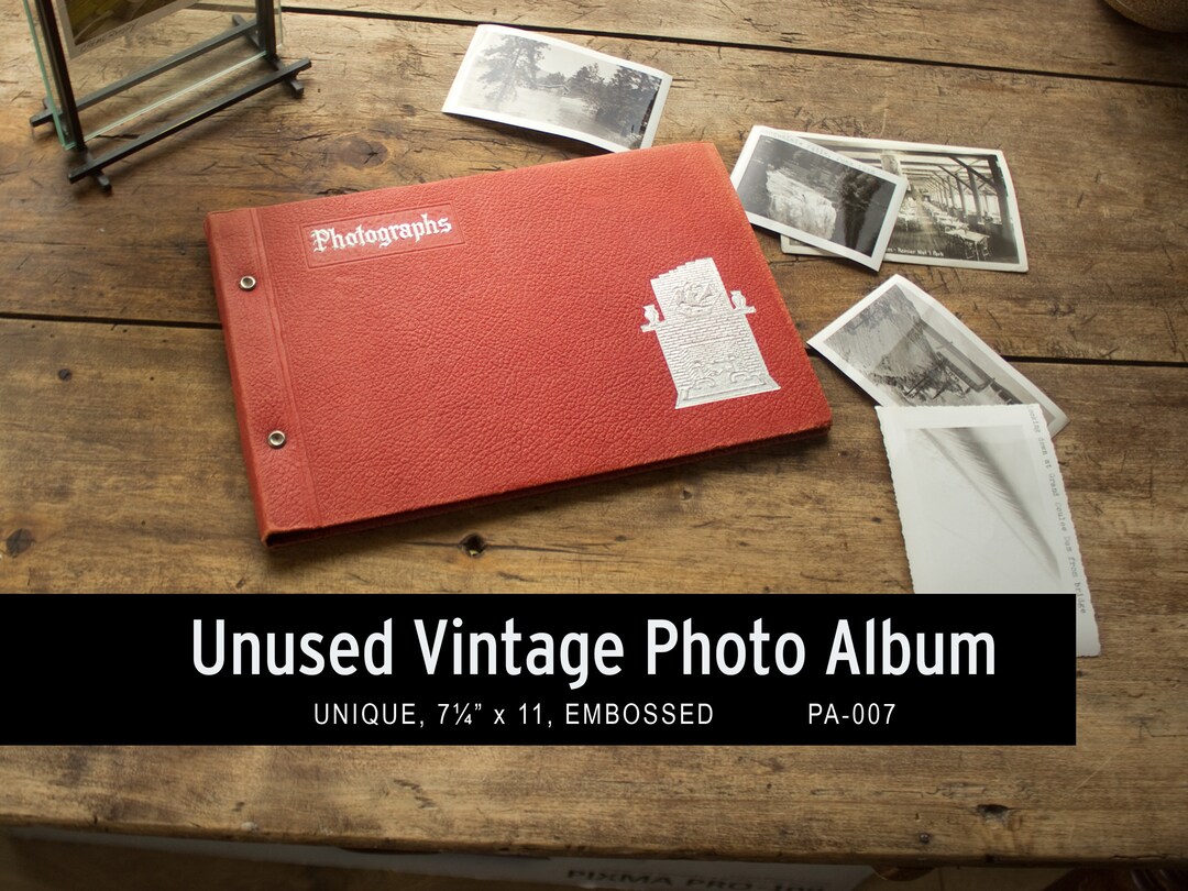 Cute Vintage Photo Album, 36 Blank Pages, Rare - Etsy