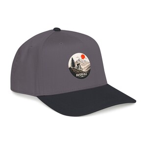 Avoriaz Mountainbike-Patch-Cap | Baseballkappe, Outdoor-Abenteuer-Design