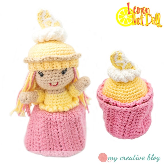crochet cupcake doll pattern