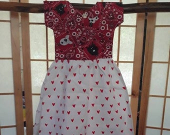 Dogs and Hearts Oven Door Kitchen Towel Dress