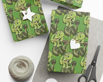 Happy Dinosaurs Gift Wrap Papers