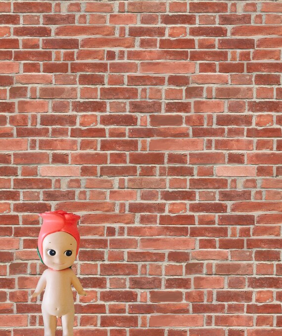 Rustic Bricks Dollhouse Wallpaper Digital Download | Etsy