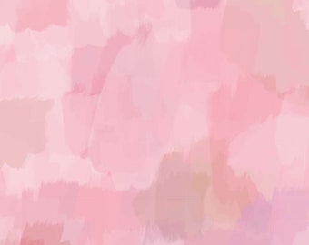 1:6 scale Watercolour Pinks Dollhouse Wallpaper Digital Download