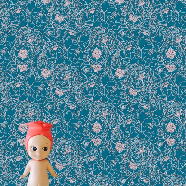 Pink Dollhouse Wallpaper Etsy