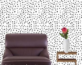 Sixth Scale Spotty Printable Dollshouse Wallpaper Download