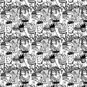 Zimmerpflanzen 1:12 Puppenhaus Wallpaper Digital Download