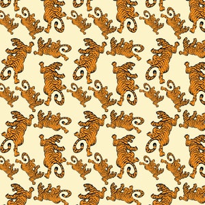 Fallende Tiger 1:12 Puppenhaus Wallpaper Digital Download