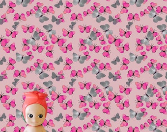 Grey and Pink Butterflies 1:12 Wallpaper Download