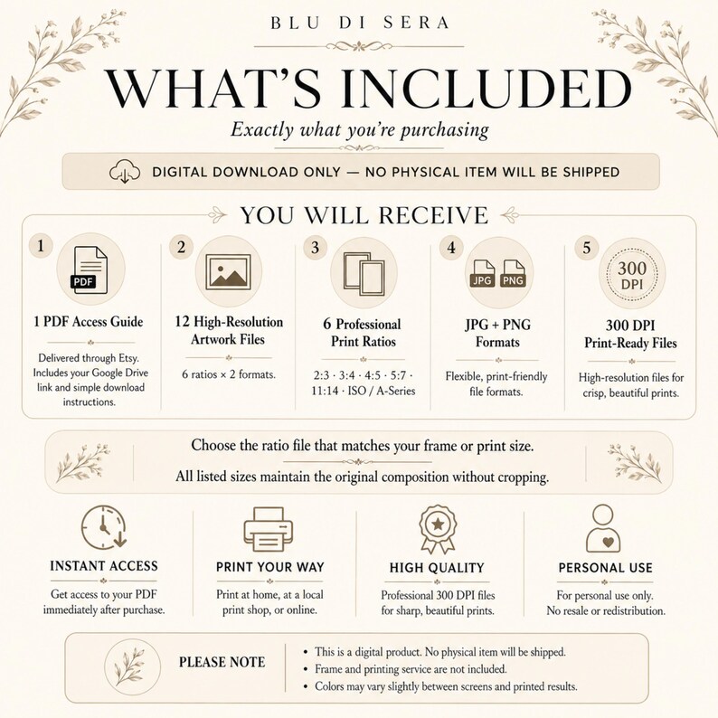 Japansk bambustigstryck, zenträdgård, Sumi E naturkonst (digital nedladdning) bild 11