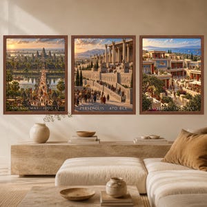 Persepolis Wall Art, Ancient Persia Poster, Achaemenid Empire Print, Persian History Decor, Digital Download image 9