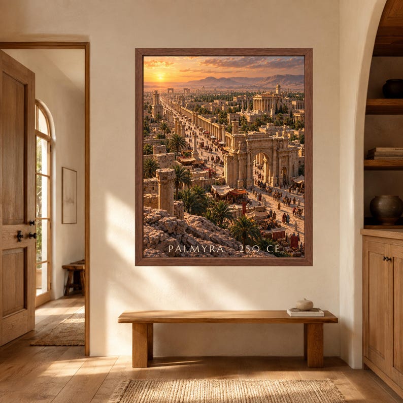 Palmyra 250 CE Roman City Print, Ancient Syria History Art (Digital Download) image 8