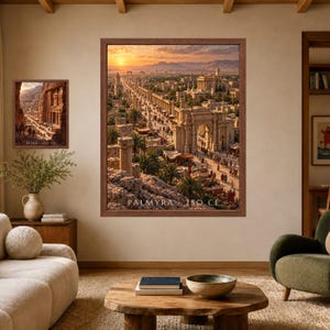 Palmyra 250 CE Roman City Print, Ancient Syria History Art (Digital Download) image 7
