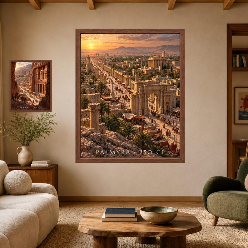 Palmyra 250 CE Roman City Print, Ancient Syria History Art (Digital Download) image 7